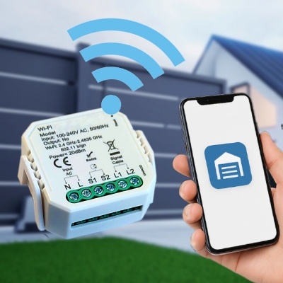 WiFi ovladač pro brány a vrata – ovládání přes mobil